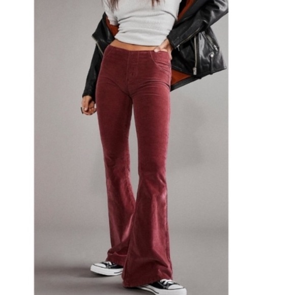 Free People Mid-rise corduroy flare pants Size 25 - Picture 3 of 9